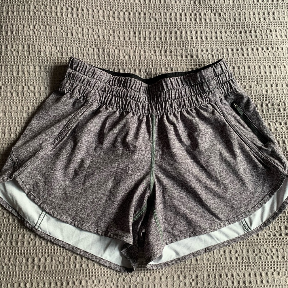 Lululemon 4” Gray Tracker Shorts (no liner)